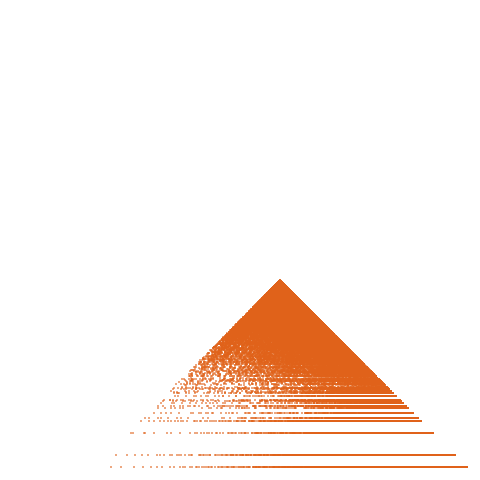 Weight–level plate of a(n) = (5*n + 3)^2