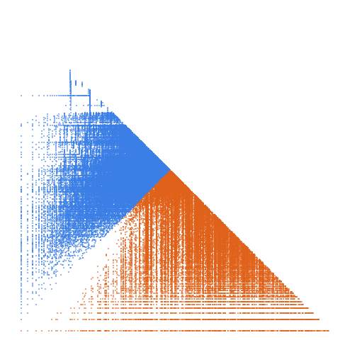 Weight–level plate of 23-smooth numbers: numbers whose prime divisors are all <= 23
