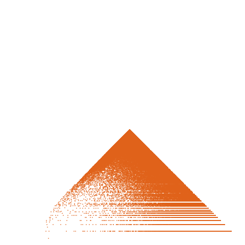 Weight–level plate of a(n) = n*(n + 29)