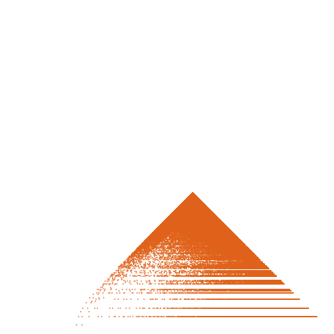 Weight–level plate of a(n) = 16*n^2 + 2*n
