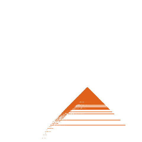 Weight–level plate of a(n) = 256*n^2 - 16