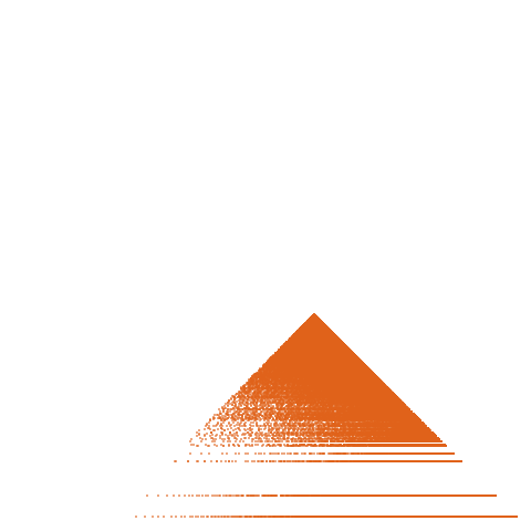 Weight–level plate of a(n) = 44*n^2 + 1
