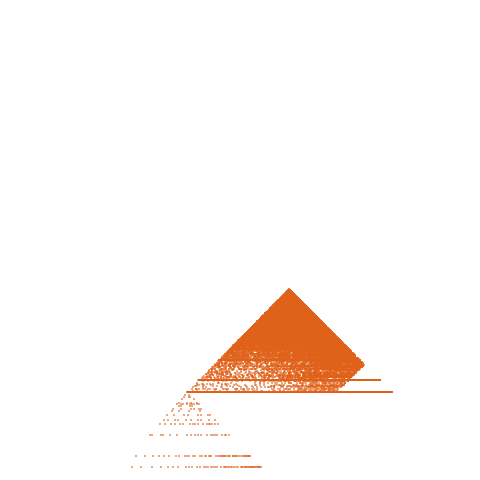Weight–level plate of a(n) = 97*n^2