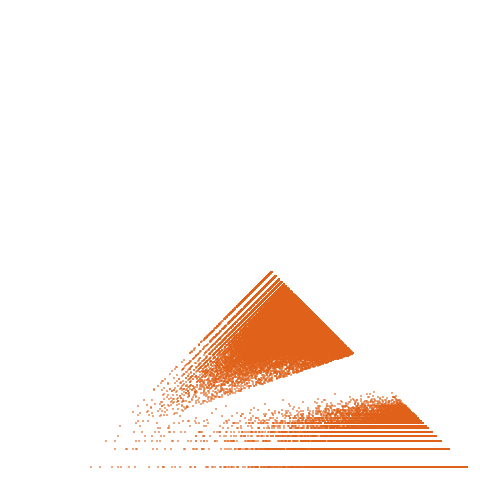 Weight–level plate of Products of 2 successive primes